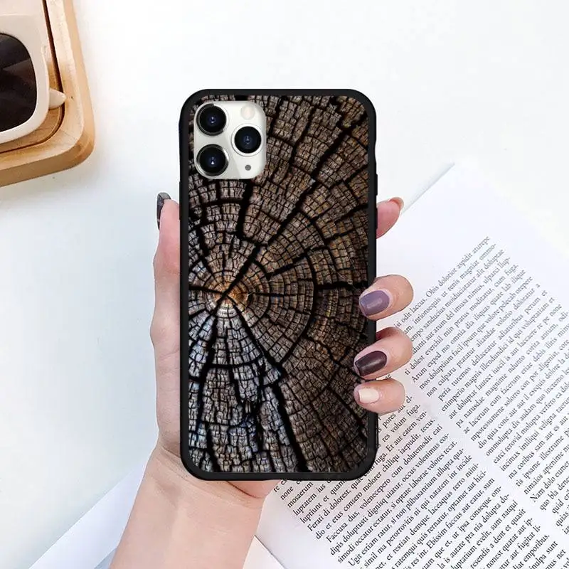 

wood texture fahsion pattern Phone Cases for iPhone 11 12 pro XS MAX 8 7 6 6S Plus X 5S SE 2020 XR Luxury brand shell