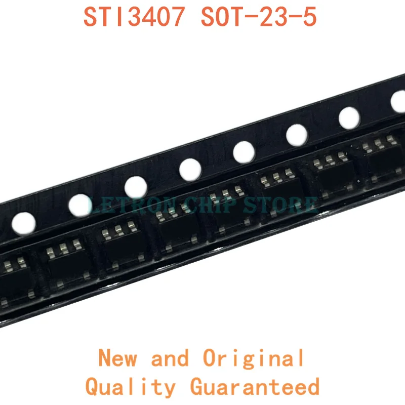 

20 шт., STI3407 SOT-23-5 SOT23-5 SMD транзистор, новый и оригинальный чипсет IC