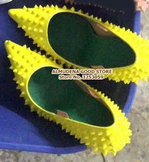 yellow 12cm ALMUDENA/туфли-лодочки с заклепками на каблуке 12 см, 10 см, 8 см модельные туфли с острым носком на шпильке дизайнерская Свадебная обувь с закрытым носком размеры 45 - Цвет: yellow 12cm