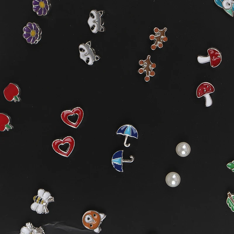 Серьги гвоздики в виде насекомых 20 шт./компл.|Серьги-гвоздики| |