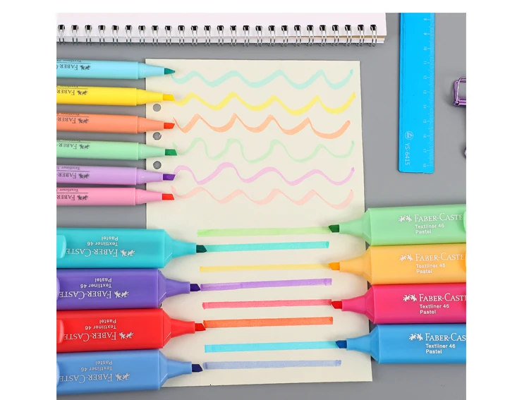Букет невесты 6 штук в партии 8 шт./компл. Faber Castell цветные Ручки Маркеры Textliner ручка на водной основе флуоресцентный пигмент чернила маркер для пуля joural