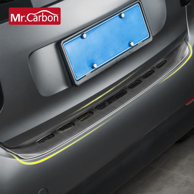 Декоративная полоса для заднего бампера автомобиля защитная наклейка из