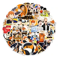 103050pc anime volleyball junior decal sticker kids toys diy skateboard diary luggage laptop haikyuu sticker wholesale