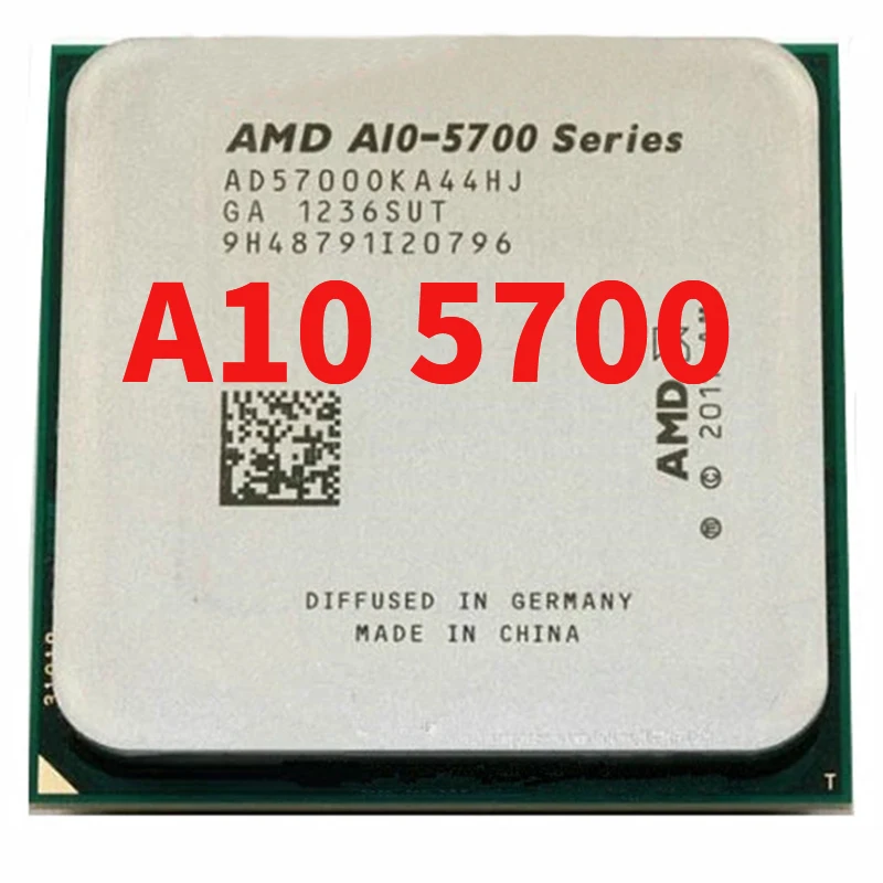 

AMD A10 5700 A10 5700k 3.4 GHz Socket FM2 Quad-Core CPU AD5700OKA44HJ CPU