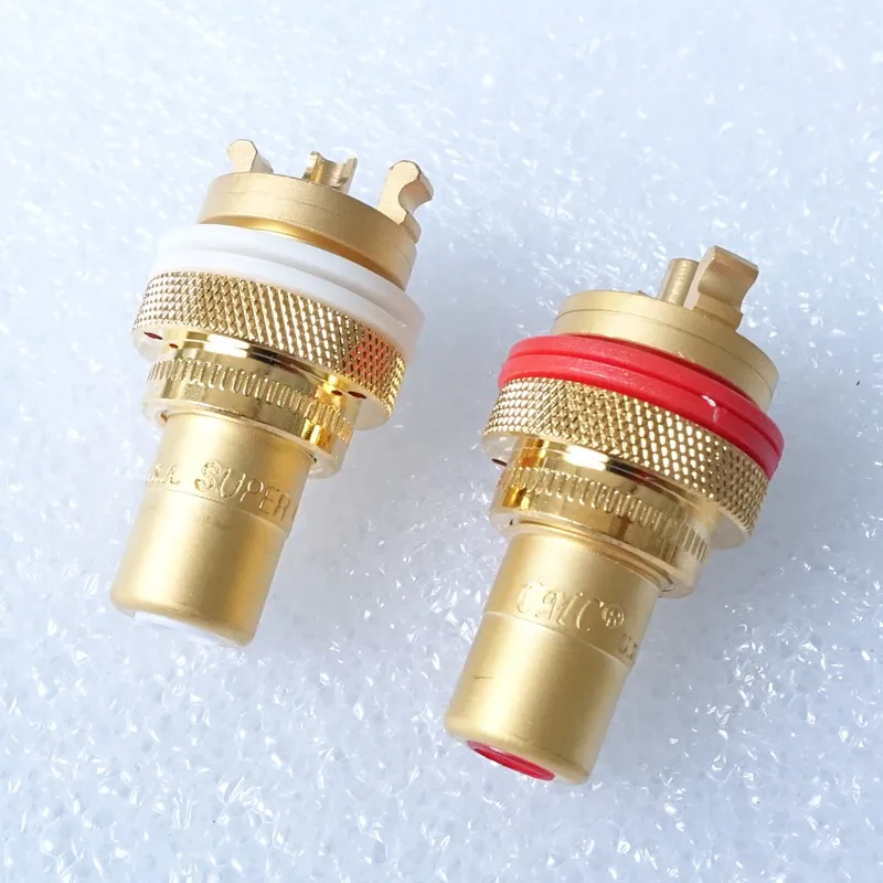 WEILIANG аудио США CMC 805-2,5 Чистая медь RCA клемма связывания цена за 2 шт