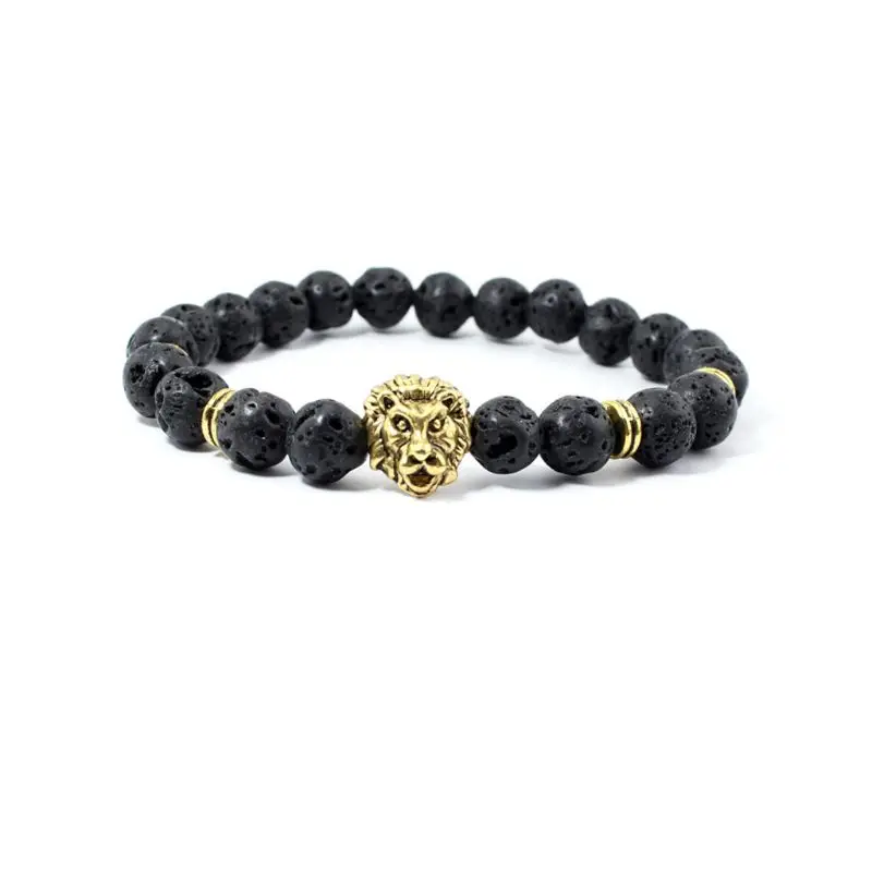 10 шт. металлические бусины-разделители в виде головы льва | Украшения и