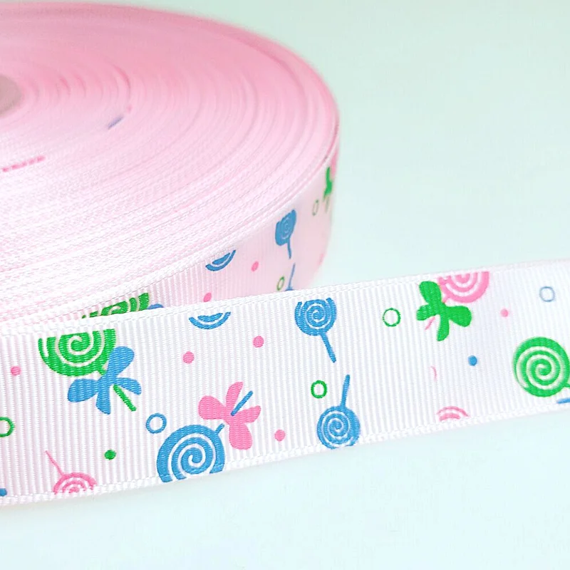 HL 5 ярдов 7 25 мм Печатные леденцы корсажные ленты Свадебная Декоративная