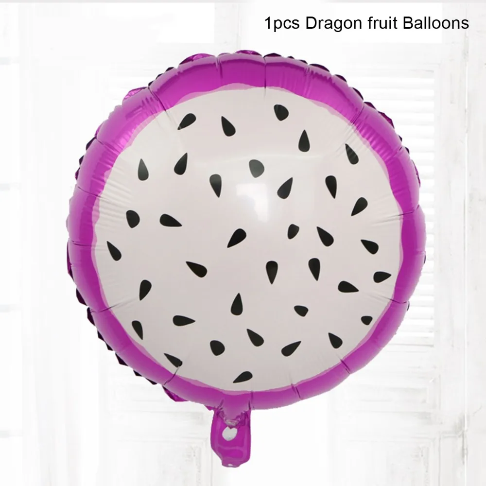 Фруктовый гелиевый воздушный шар покрытый фольгой вечерние украшения на день