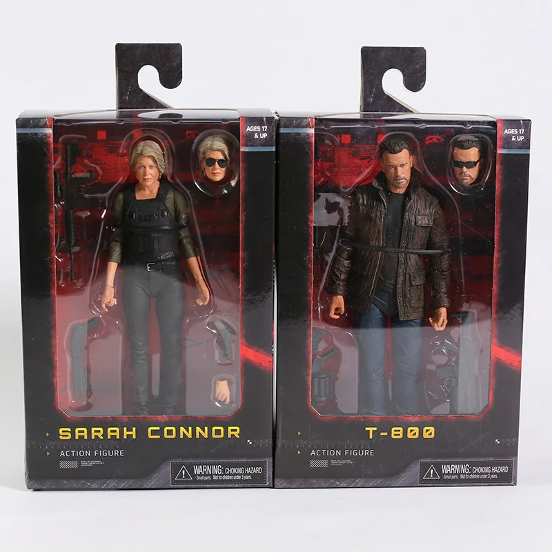 

NECA Terminator 6 Dark Fate T-800 Arnold Schwarzenegger Sarah Conner 7" Action Figure Collection