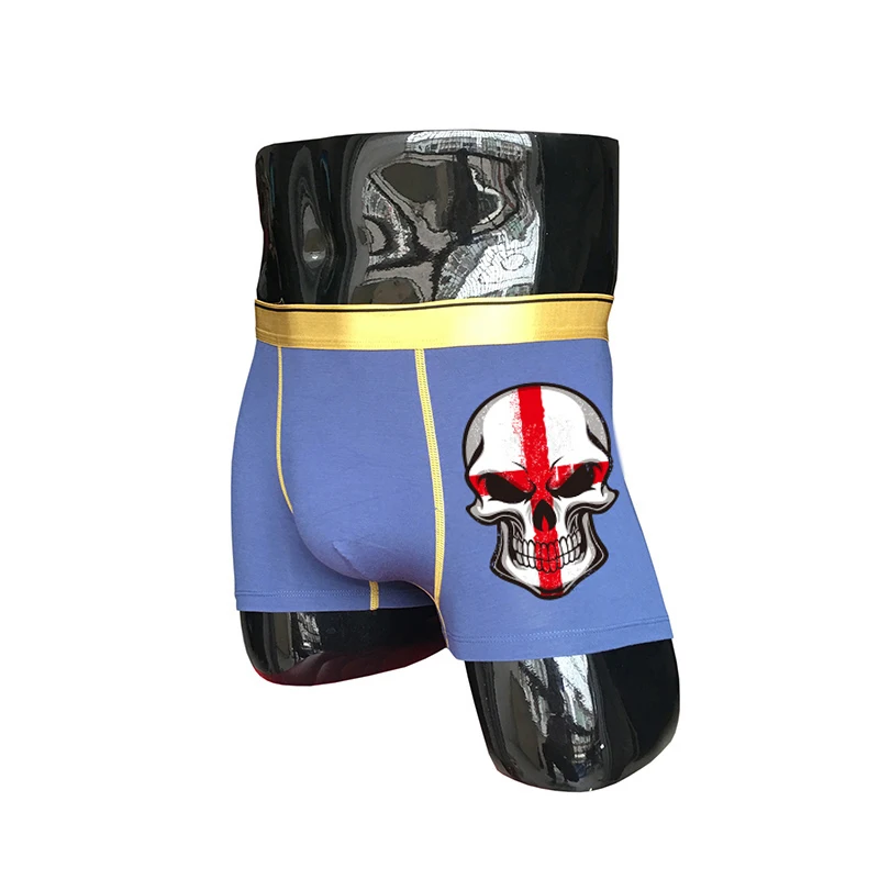 (2 шт./компл.) Seestern Мужское нижнее белье с черепом мужские Модные боксеры шорты