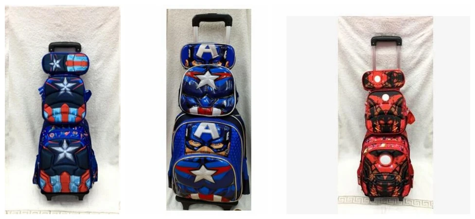 Mochila con ruedas para niños, morral escolar con ruedas, escolar, con  ruedas