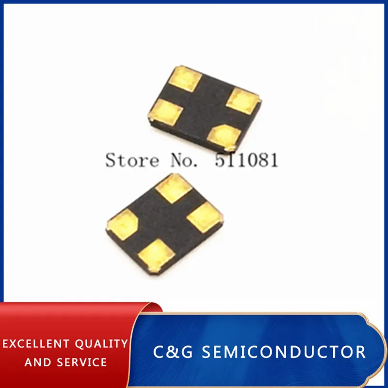 50PCS 3.2x2.5 3225 4 feet 8MHz 8.000MHz passive SMD quartz crystal oscillator | Электронные компоненты и