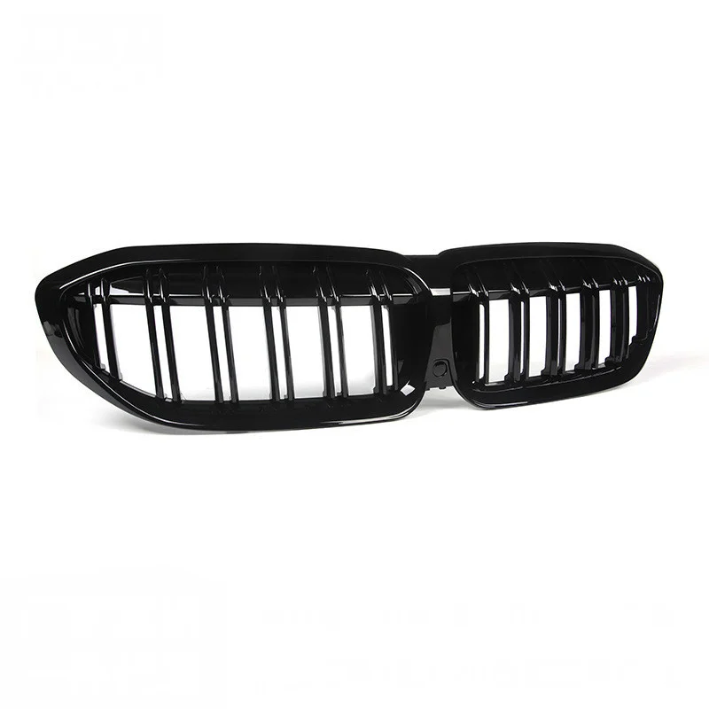 

Комплект для кузова, модифицированные однолинейные Двухлинейные яркие черные гоночные грили, передняя решетка радиатора для BMW 3 серии G20 G28 ...