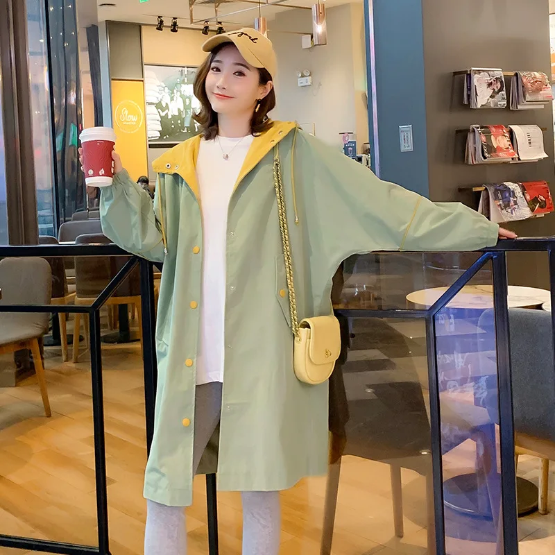 Женское длинное пальто для беременных Женская весенне осенняя Корейская версия