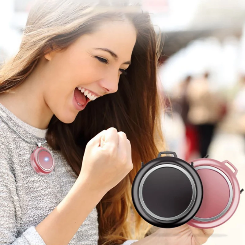 

1 Set Necklace Air Purifier, Wearable Neck Hanging Usb Car Air Purifier & 9 Pcs Mini 4.5/5 Inch Jewelry Pliers Diy Tool