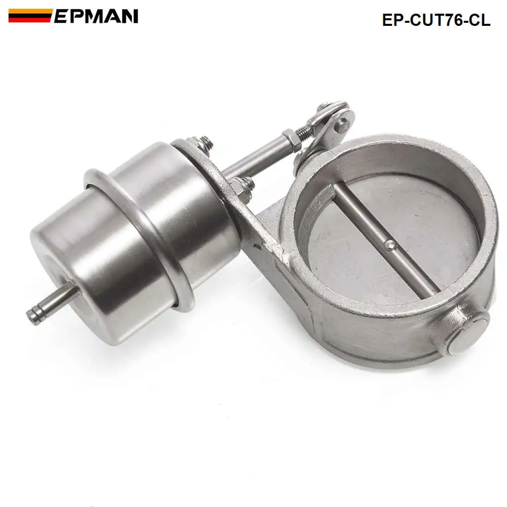 Новый вакуумный вырез выхлопной трубы 3 дюйма 76 мм давление близкого типа: около 1