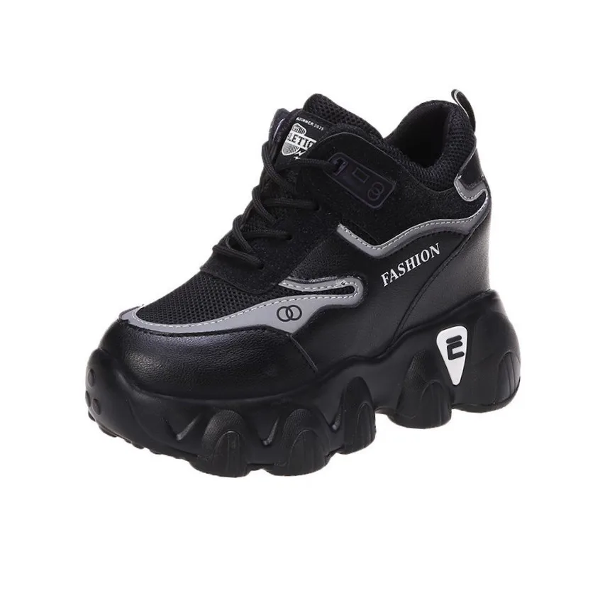 

Women Autumn Sneakers Female Increased Wedges Sport Dad Shoes Thick Sole Shoes For Women Comfortable Chunky Sneakers
