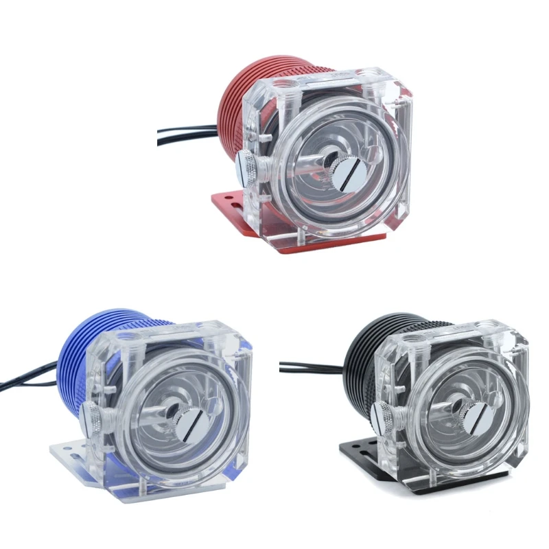 

PU-GPD5 PC Water Cooler Pump Metal Armor Set Acrylic Magnetic Suspension PWM Pump Computer Water Cooling Pump