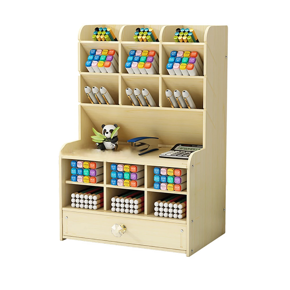 

Wooden Desktop Multi-Drawer Storage Home Office Supplies Desktop Storage Rack Home Storage