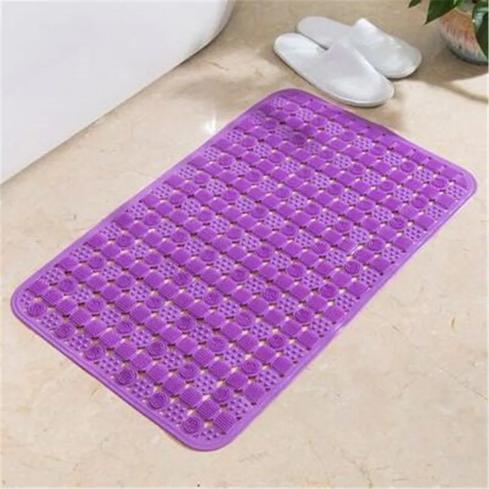 Нескользящий коврик для ванной и душа с присоской массажный ног туалетный