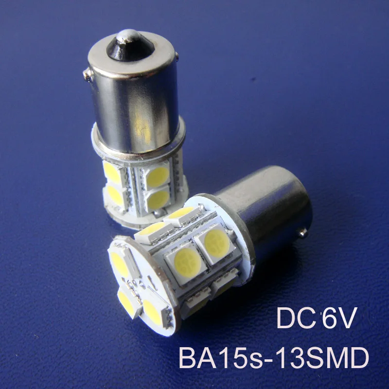 Высококачественная Светодиодная лампа постоянного тока 6 в 1156 BA15s BAU15s P21W 7506 7507 380