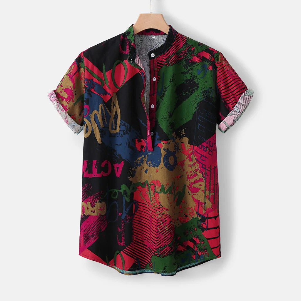 Бесплатная Страусиная рубашка высокого качества Мужская разноцветная новый