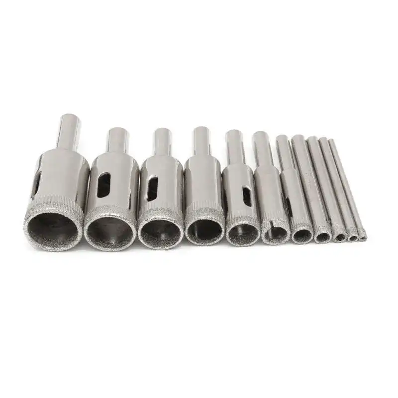 

20 Pcs 3-50mm Diamond Drill Bits Set Hole Saw Cutter Tool Glass Marble Granite