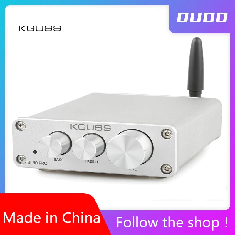 KGUSS BL50PRO TPA3116D2 QCC3003 Bluetooth 5 0 мини аудио цифровой усилитель 50 Вт + Вт|Усилители