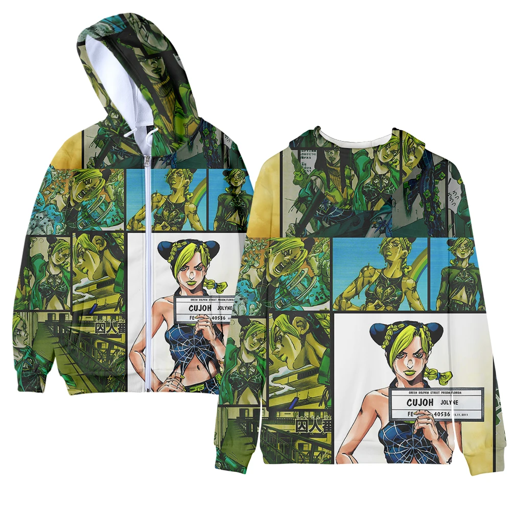 

Аниме Джоджо невероятные приключенческая Толстовка Кира Yoshikage карнавальный костюм Jojo капюшон толстовки повседневный жакет на молнии с при...