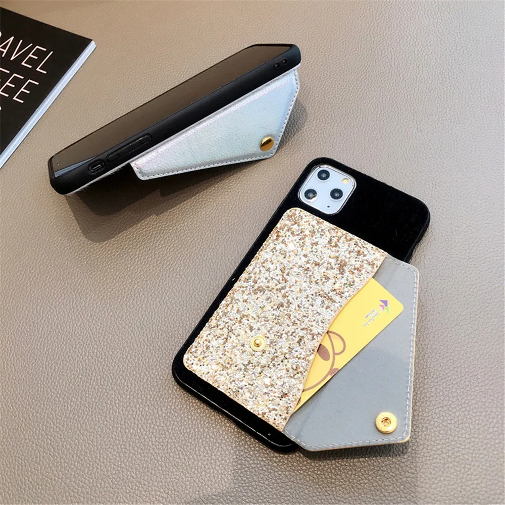 Роскошный чехол из ТПУ с норковым ворсом для iPhone11Pro Max X XS мягкий чехол-Кошелек