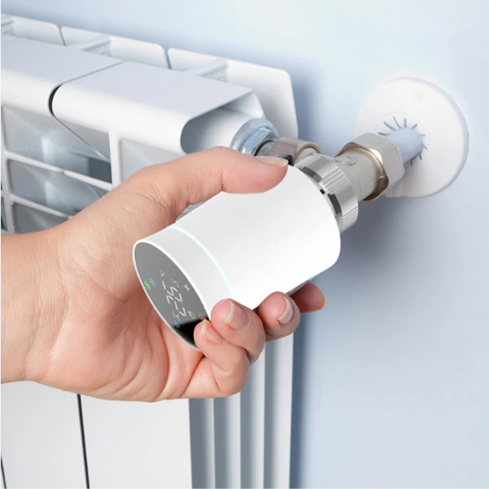 Новый привод радиатора ZigBee Smart программируемый термостатический клапан