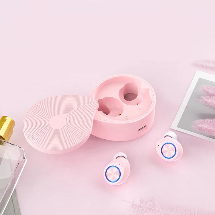 Bluetooth-гарнитура Tws 70 новые творческие наушники с Bluetooth 5 0 беспроводная розовая