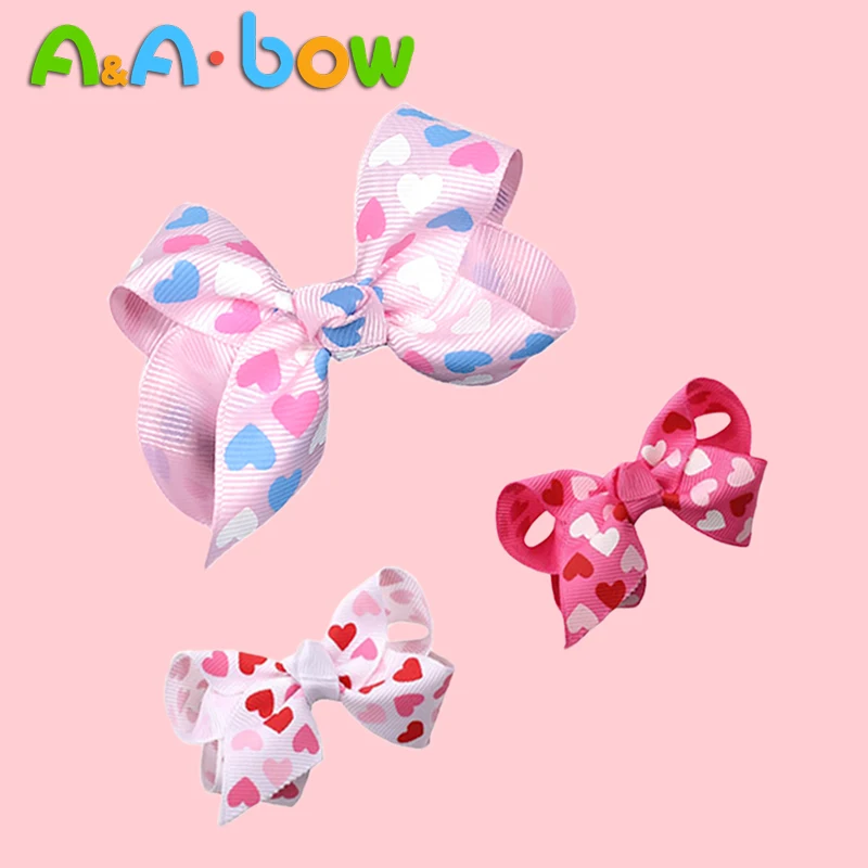 

Pink Baby Girl Headbands Grosgrain Hair Bows Barrette for Newborn Gifts Baby Head Bands DIY Hair Accessories