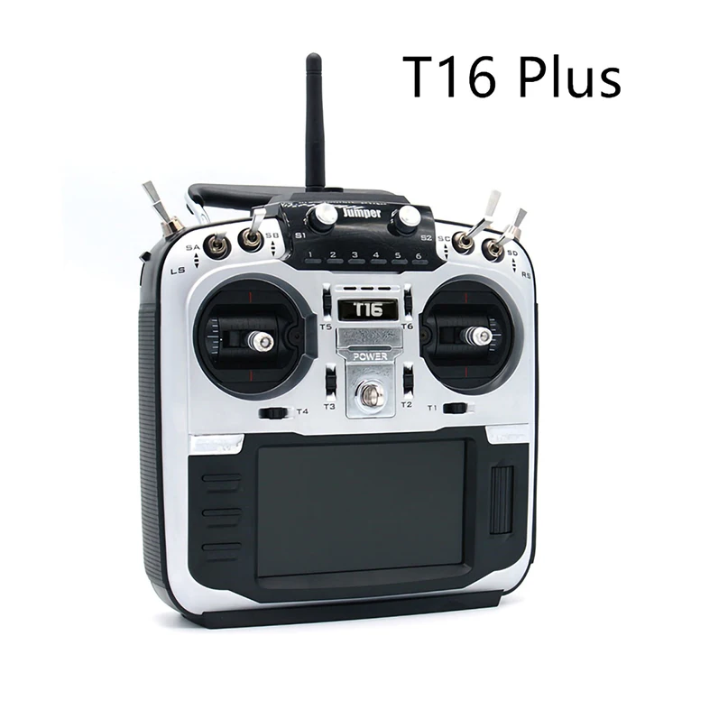 Jumper T16 Pro/T16 Plus Hall Gimbal с открытым исходным кодом многосетольный радиопередатчик JP4-in-1 радиочастотным модулем 2,4G 16CH 4," lcd