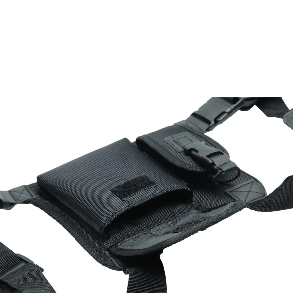ABBREE радио нагрудный спереди обновления Чехол сумка для Baofeng UV-5R UV-82 UV-9R BF-888S TYT Motorola иди и болтай Walkie Talkie