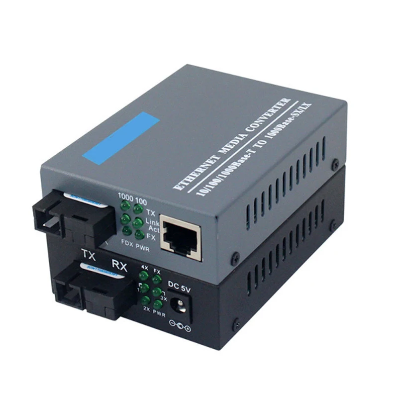 

Gigabit Single Mode 1 Optical Electric Fiber Transceiver + 4port Communication Equipment