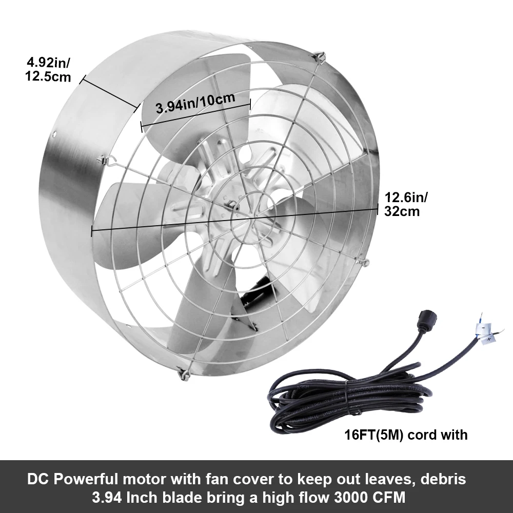 Солнечная энергия чердак Gable вентилятор-100 ватт монокристаллическая солнечная