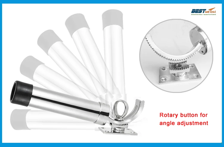 Регулируемый съемный держатель для удочки из нержавеющей стали 316 4 шт. |