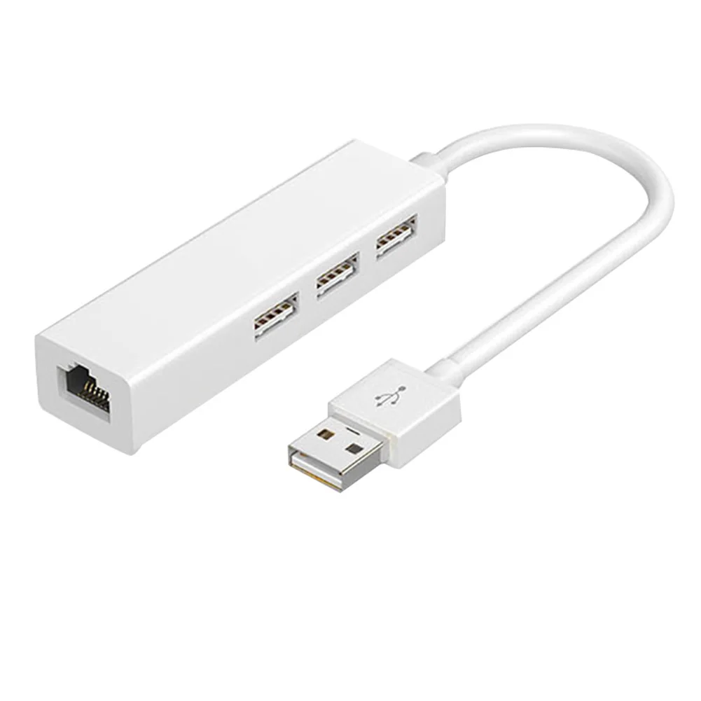 USB 2 0 к RJ45 концентратор 100 м Ethernet адаптер Сетевая карта Lan для Macbook ноутбука DQ Drop| |