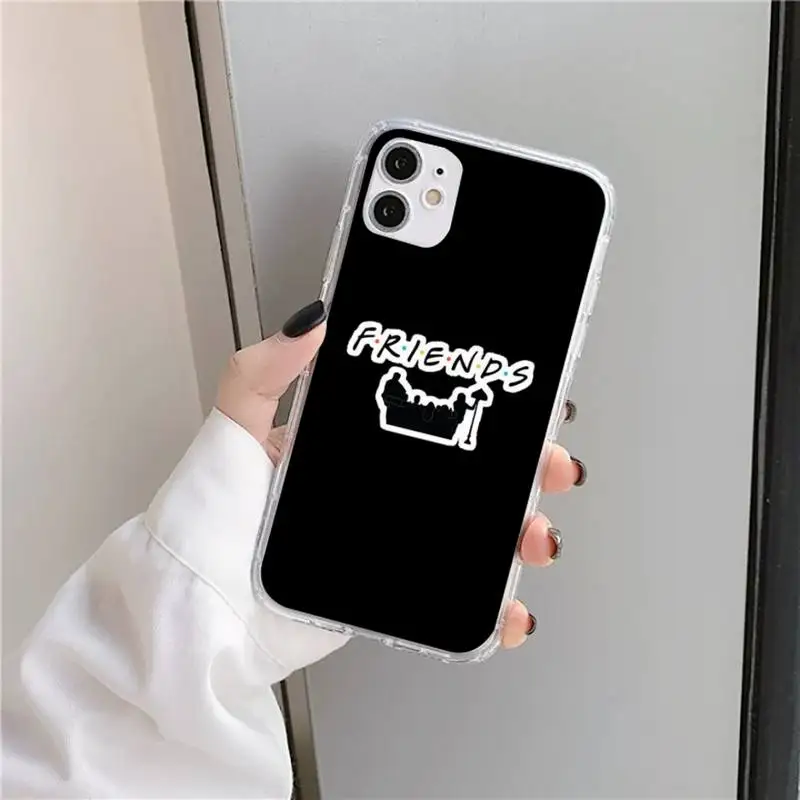 

Central Coffee Perk friends Phone Case Transparent for iPhone 11 12 mini pro XS MAX 8 7 6 6S Plus X 5S SE 2020 XR