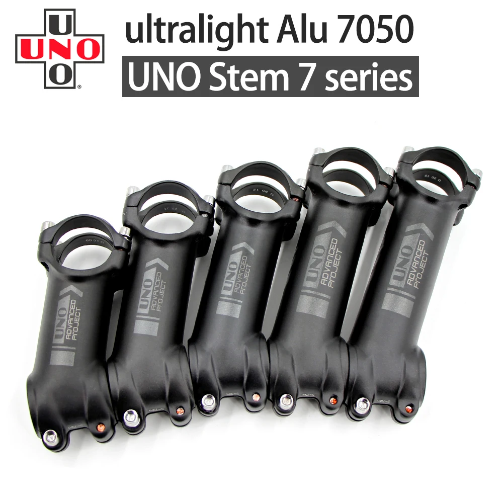 UNO Bike Stem 17 Degree Ultralight Alu 7050 MTB Road Bicycle Stem 31.8mm 80/90/100/110/120mm Kalloy MTB Stem Bicycle Power Parts
