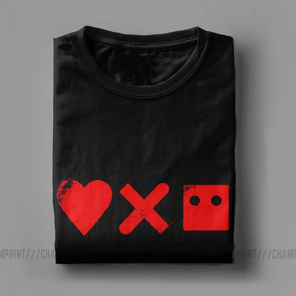 Men Love Death Robots T Shirt 100% Cotton Clothing Vintage Short Sleeve Round Collar Tee Gift Idea T-Shirts Plus Size | Мужская одежда