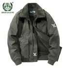 Брендовая зимняя куртка-бомбер для мужчин, Толстая шерстяная теплая подкладка, куртки пилота ВВС MA1, мужская куртка с меховым воротником, армейская тактическая флисовая одежда