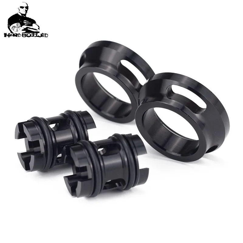 Черный Станок с ЧПУ для KTM 250 350 450 500 EXC-F 250EXC-F 350EXC-F 450EXC-F 500EXC-F передняя вилка опускание внутренний комплект - Цвет: Черный