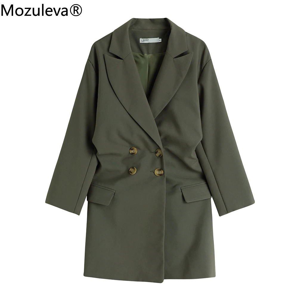 Mozuleva 2021 Autumn French High-end Suit Dress Female High-waist Temperament Slim Long-sleeved Short Skirt | Женская одежда