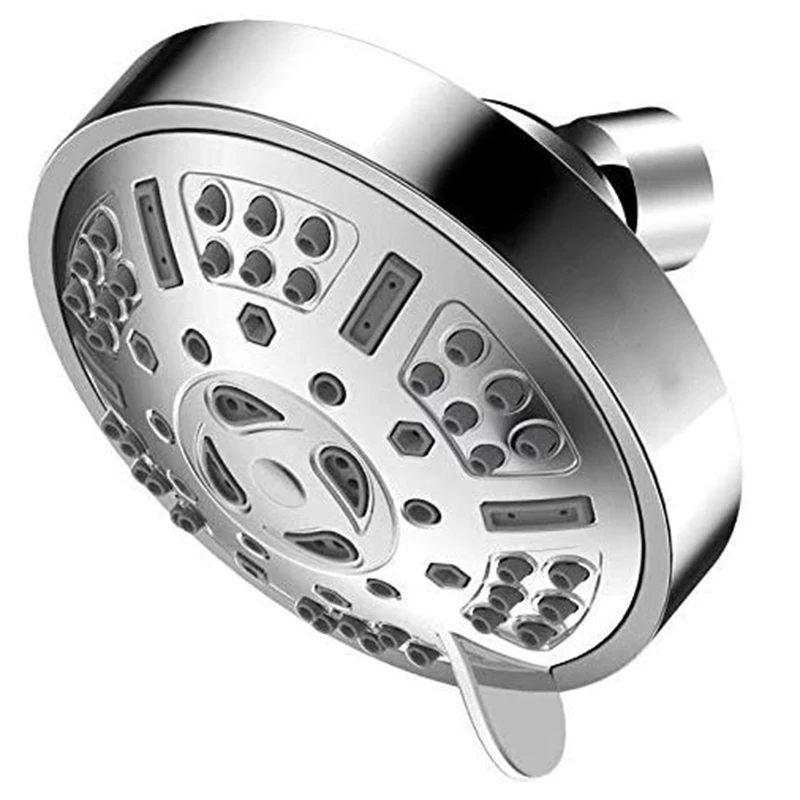 

High Pressure Fixed Shower Head Upgraded 9 Functions Adjustable Bathroom Showerhead Multi-Functional Wall Mount Fixed Shower Hea