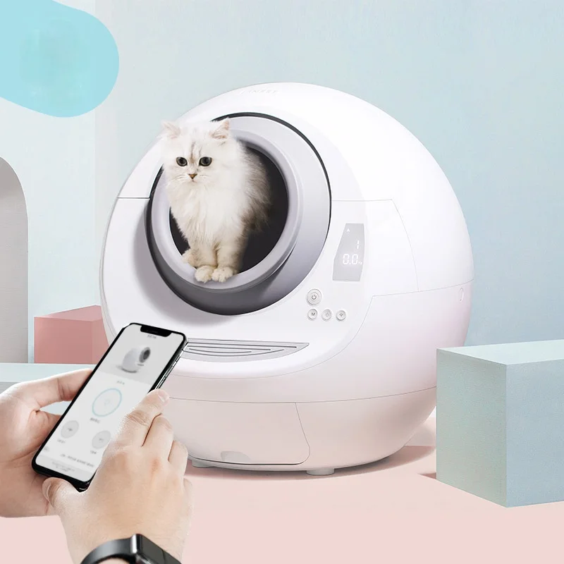 

Automatic Self Cleaning Cat Litter Box Smart Cat Litter Box Cat Sandbox Toilet Large Automatic Toilet Intelligent Cleaning Box
