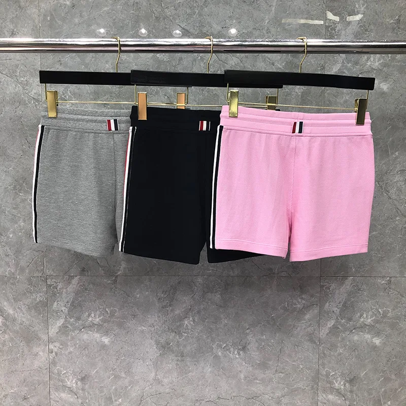 

2021 Fashion Brand Casual Shorts Women Summer Cotton Casual Sports Trousers Solid Striped Hot shorts Jogger Track Shorts