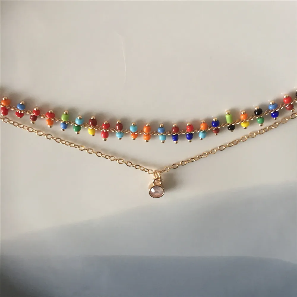 Новое поступление 2020 романтическое многослойное ожерелье с кулоном в виде