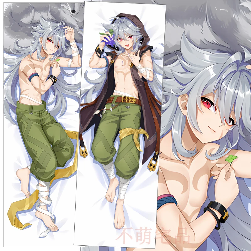 

Аниме Genshin Impact Razor Dakimakura обнимающая подушка для тела Чехол наволочка подушка постельное белье Рождество Otaku косплей подарок BMZP